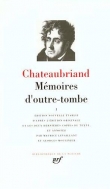 Chateaubriand : M�moires d'outre-tombe, tome 1 : livres 1 � 24