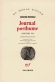 Voir la fiche du livre Journal posthume Journal posthume