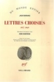 Lettres choisies (1957-1969)