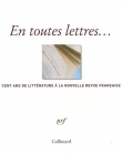 Voir la fiche du livre En toutes lettres... En toutes lettres...
