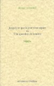 Jusqu'� ce que le jour vous s�pare