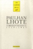 Correspondance 1919-1961
