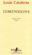 Dimensions : Carnets XV, 1993