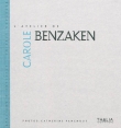 Couverture du livre L'atelier de Carole Benzaken L'atelier de Carole Benzaken