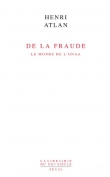 Couverture du livre De la fraude De la fraude