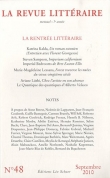 La Revue litt�raire, N� 48, Septembre 201 : La rentr�e litt�raire