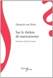 Sur le th��tre de marionnettes