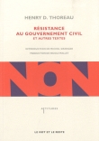 R�sistance au gouvernement civil et autres textes