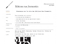 Editions Rue Fromentin